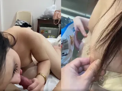 Trả bài em phương thảo vú đẹp từ từ thang máy đến ban công